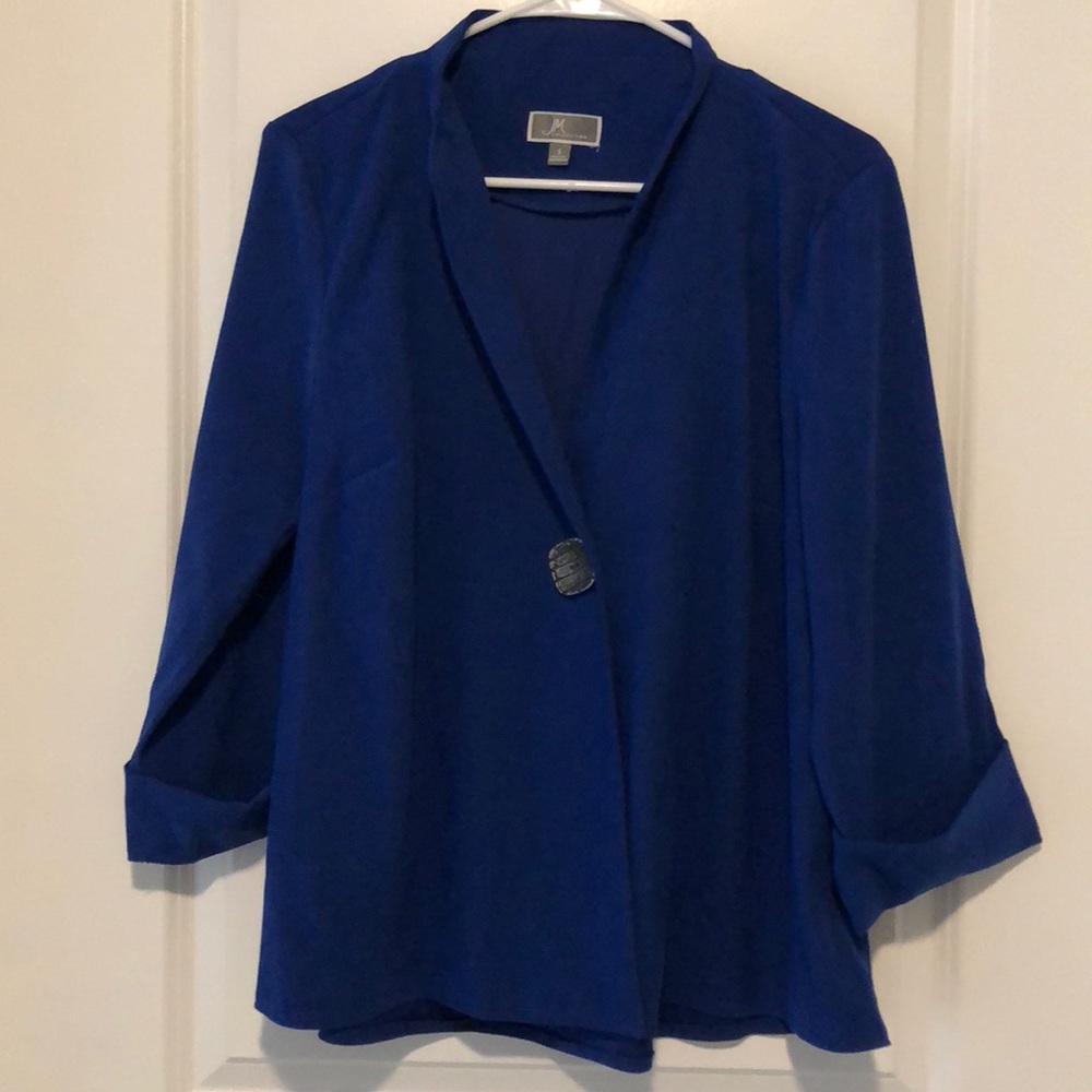 Blue work jacket